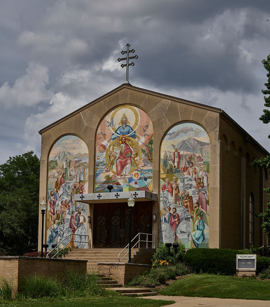 The Holy Spirit Byzantine Catholic Church in Pittsburgh, Pennsylvania - Catholic Stock Photo