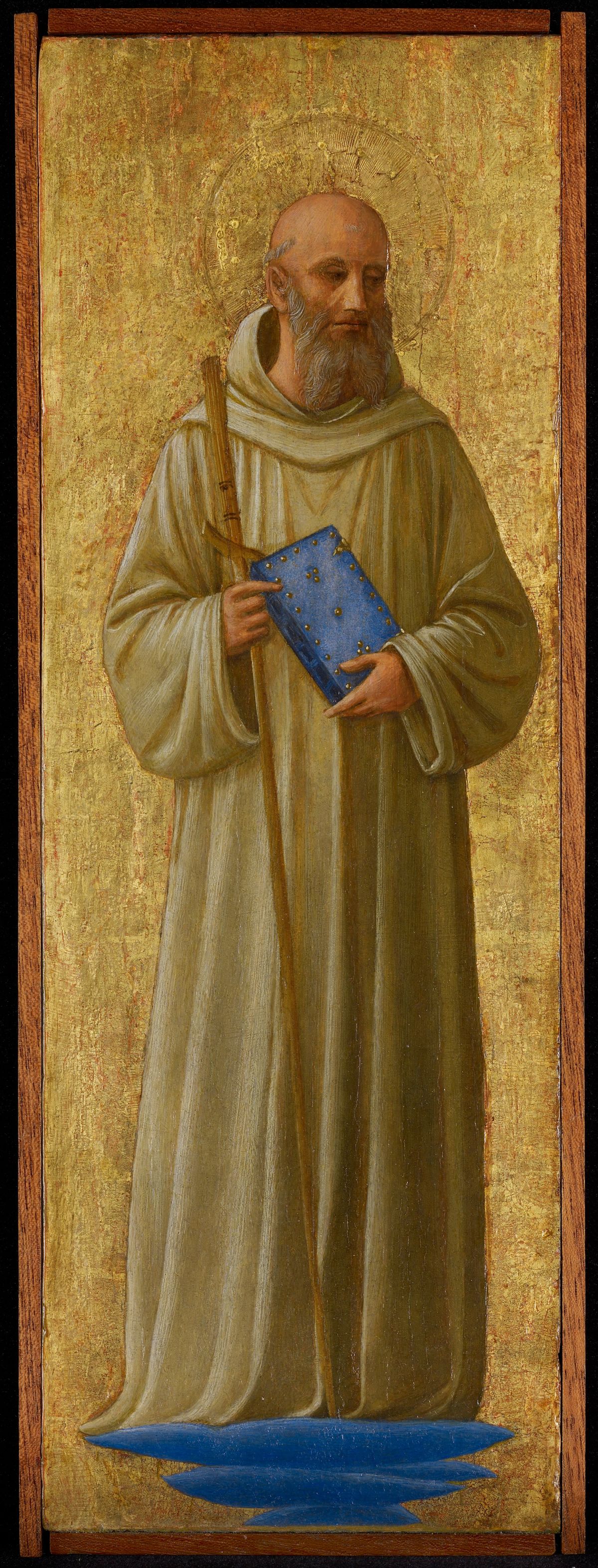Saint Romuald by Fra Angelico (1440) - Public Domain Catholic Painting
