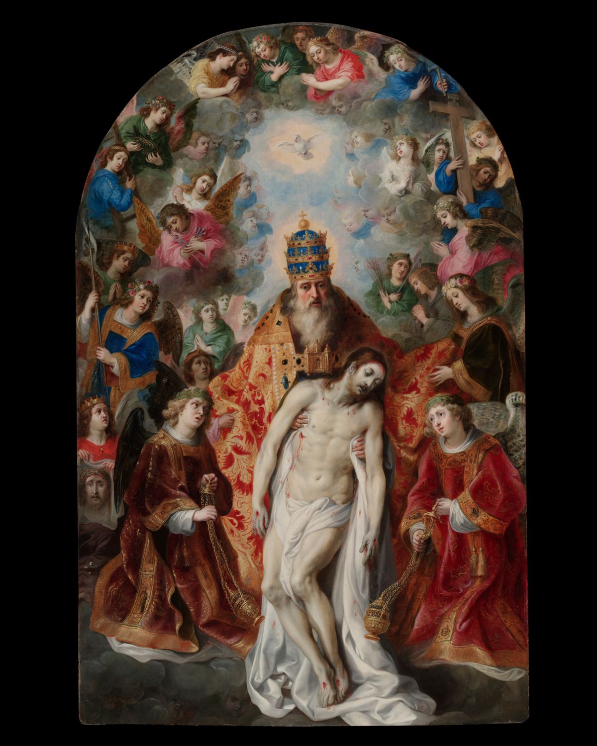 The Trinity by Hendrik van Balen (1620) - Public Domain Catholic Painting