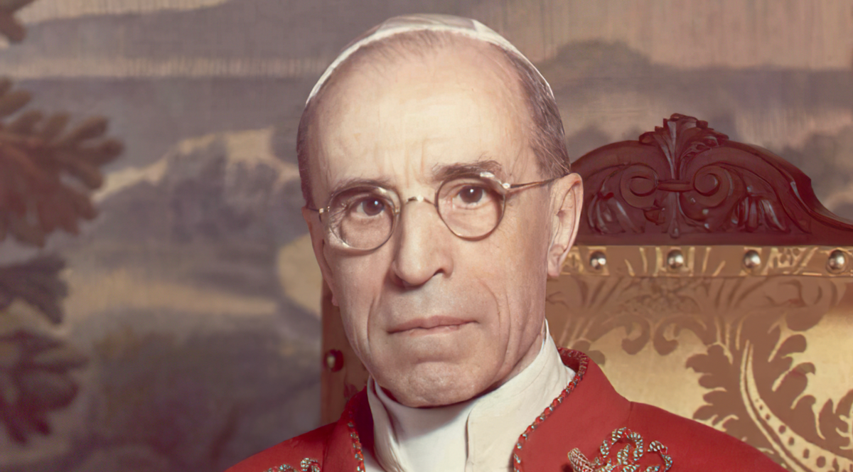 Pius XII with tabard, 1951 - Catholic Stock Photo