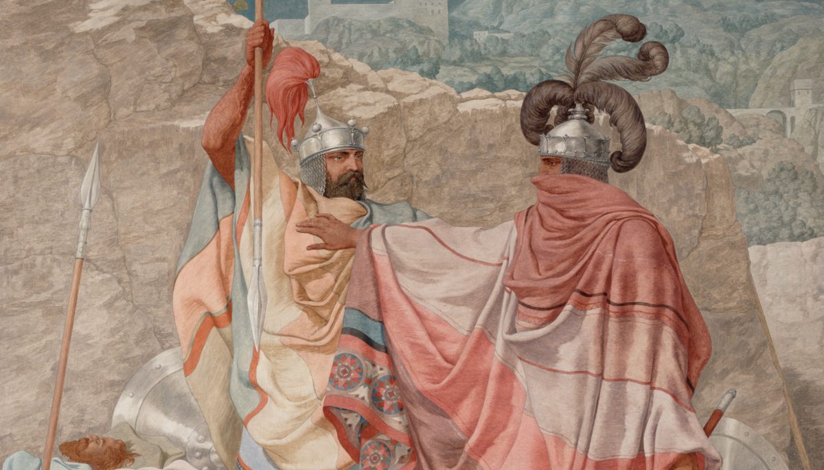 Mercy: David Spareth Saul's Life (1854) by Richard Dadd - Public Domain Bible Painting