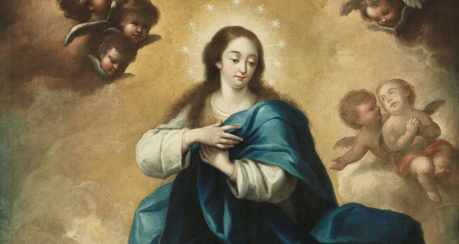 Assumption of the Virgin by Andres de Rubira - Public Domain Catholic Painting