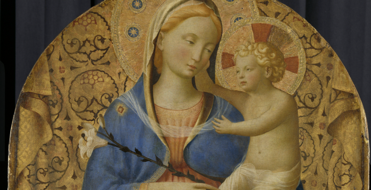 Madonna of Humility (1440) by Far Angelico - Public Domain Catholic Painting