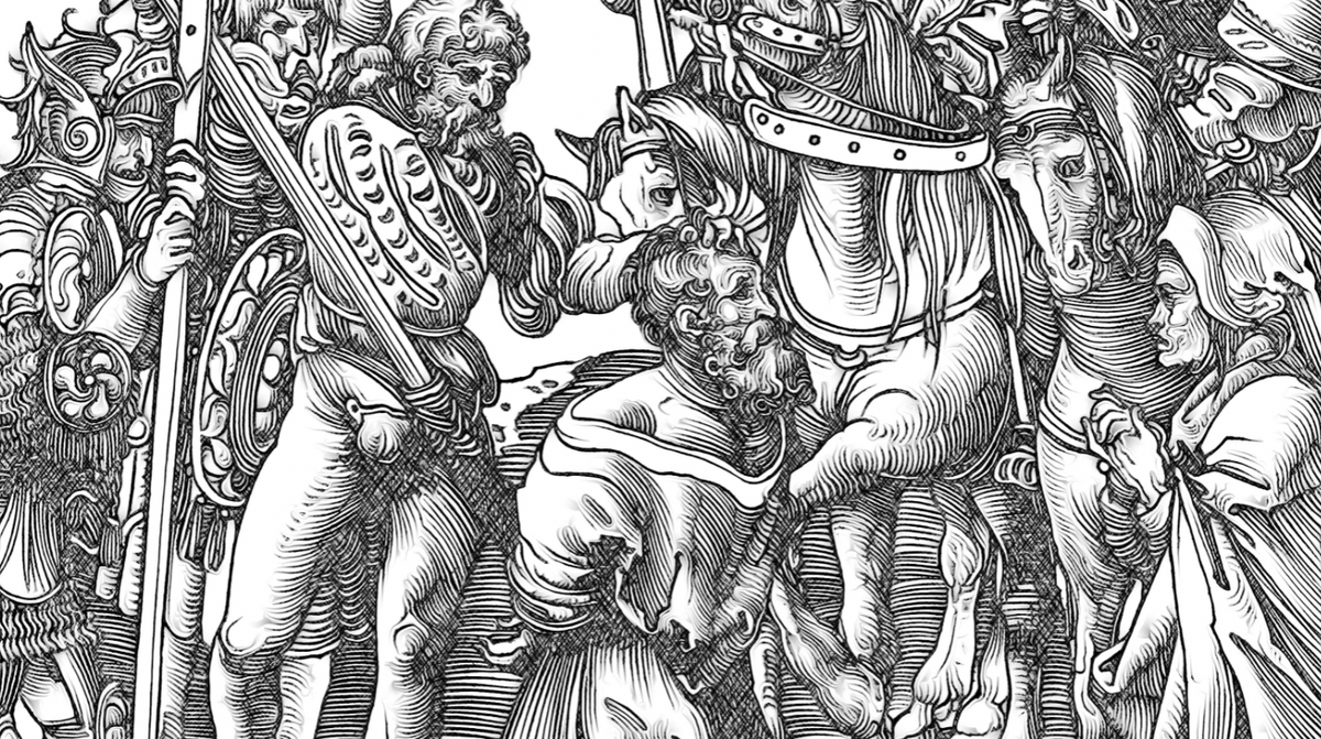 The Martyrdom of Saint James the Greater - Catholic Coloring Page