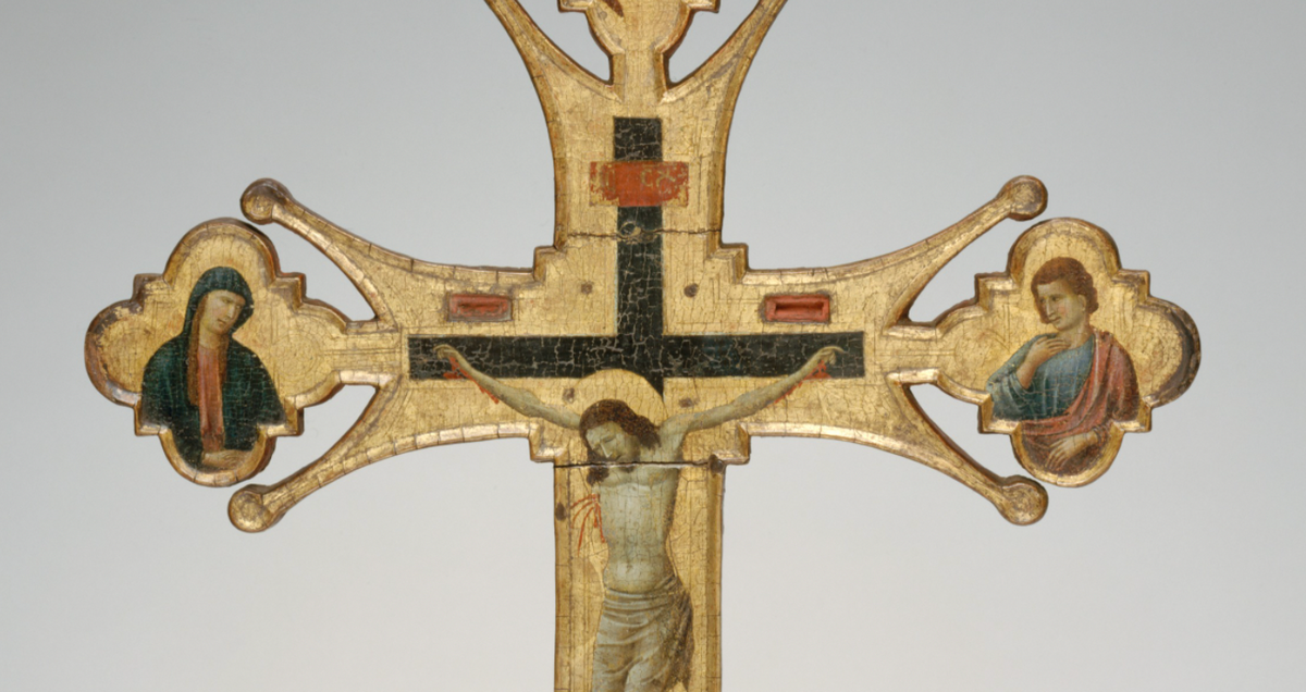 Processional Cross (1320) - Catholic Stock Photo