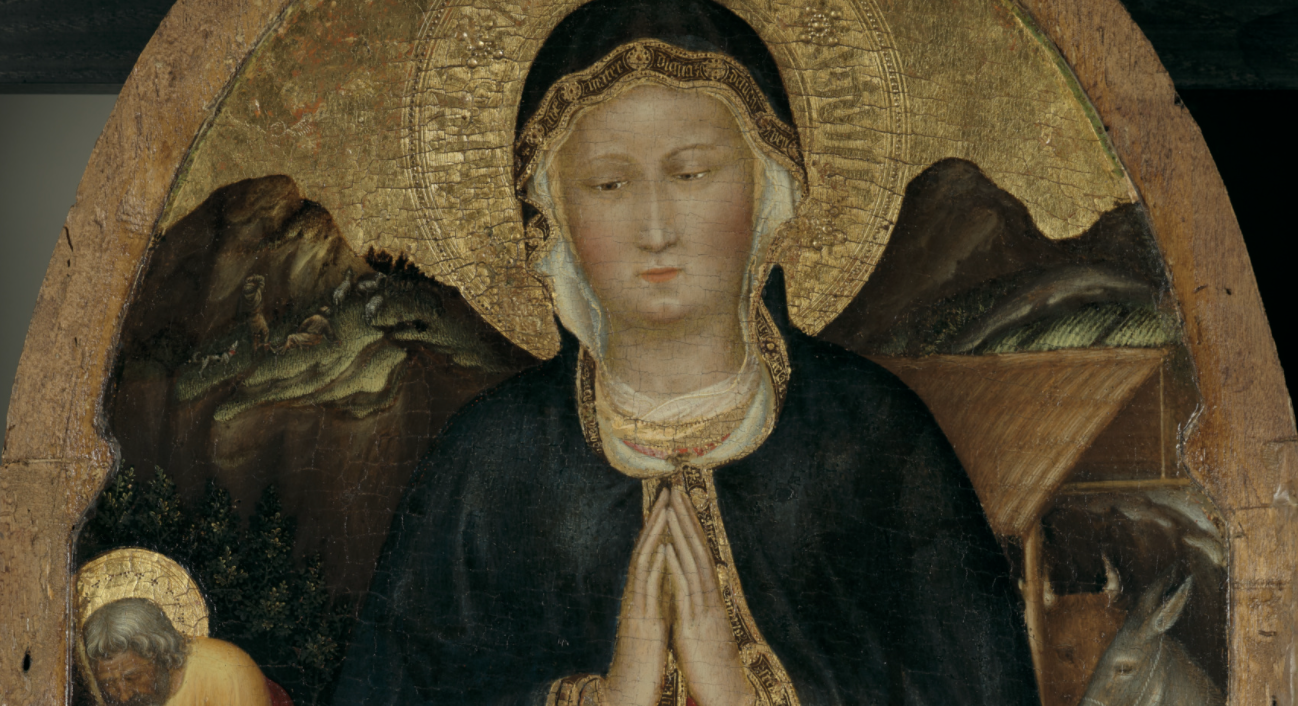 Nativity (1420–1422) by 
Gentile da Fabriano - Public Domain Catholic Painting