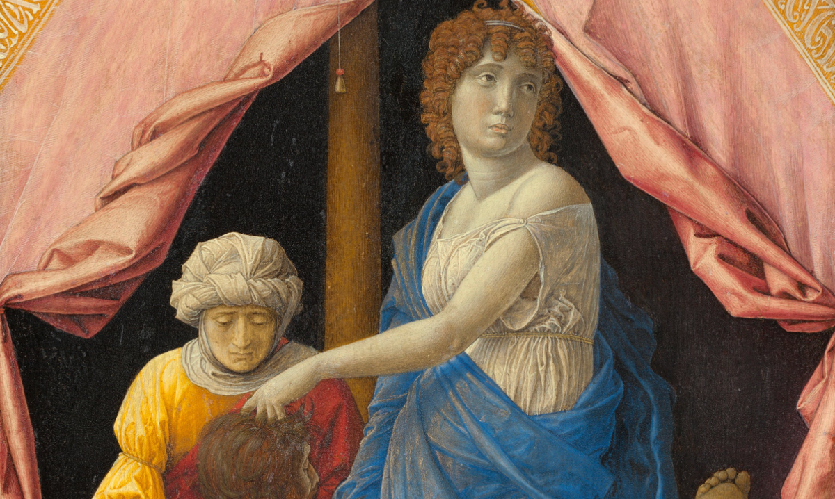 Judith with the Head of Holofernes (1431–1506) by Andrea Mantegna - Public Domain Bible Painting
