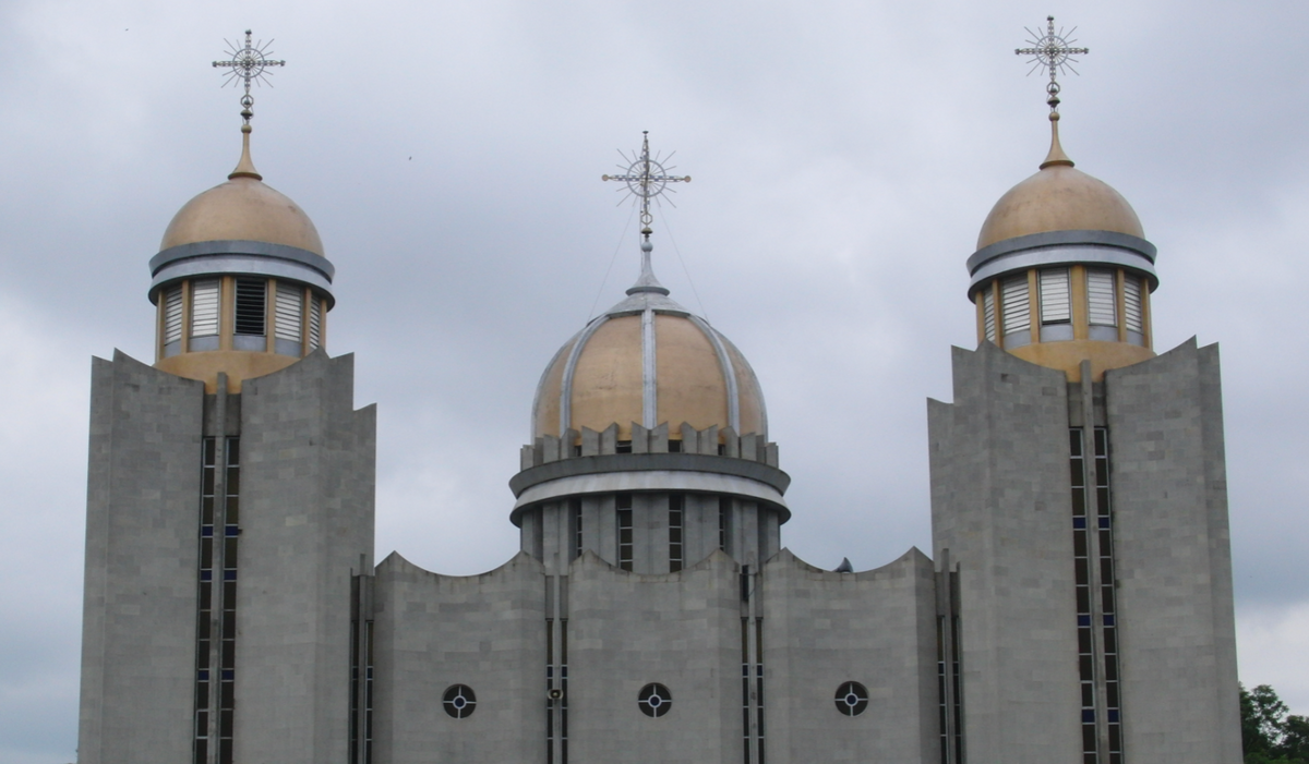 St Gabriel Church Awasa, Ethiopia - Orthodox Stock Photo