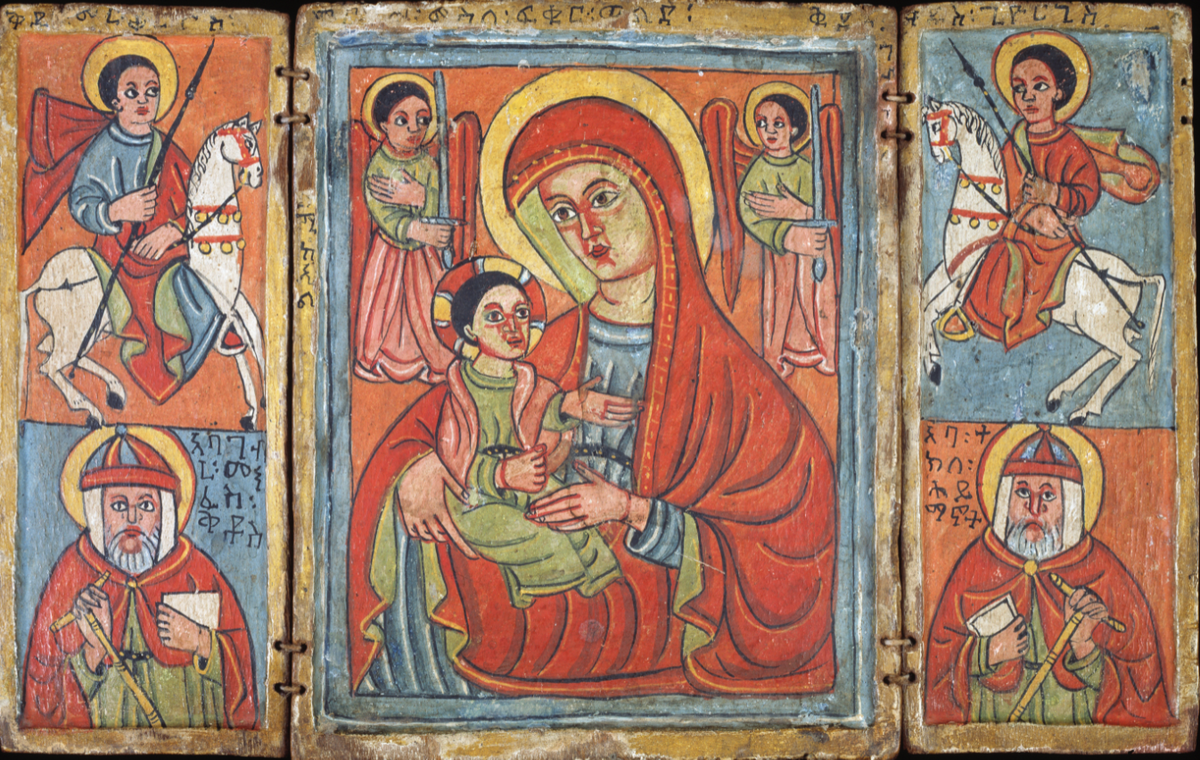 Mary with Child (early 16th Century) - Public Domain Orthodox Painting