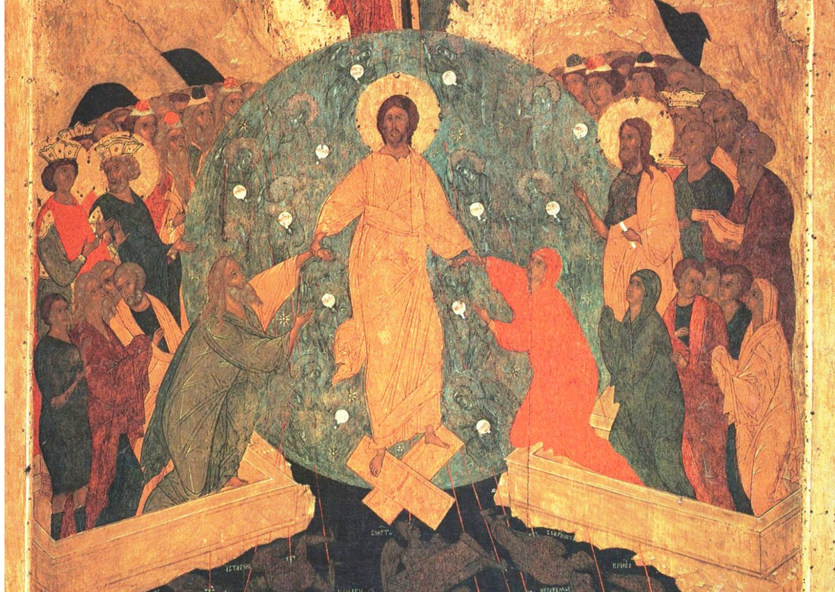 Harrowing of Hell (15th Century) by Dionisius - Public Domain Orthodox Painting