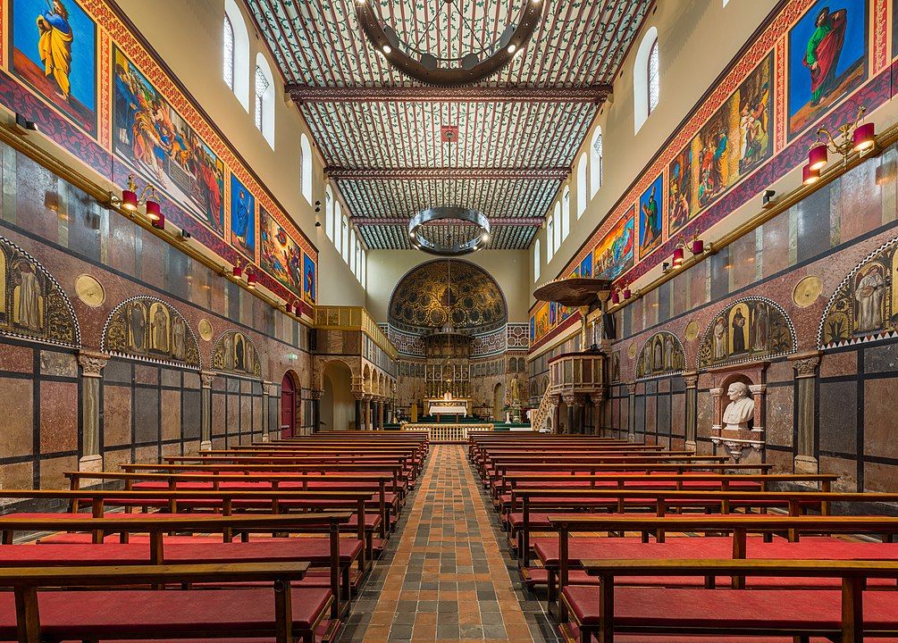 Newman University Church Interior, (Dublin, Ireland) - Catholic Stock Photo