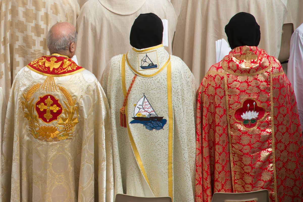 Eastern Catholic Bishop Canonization (2014) - Catholic Stock Photo
