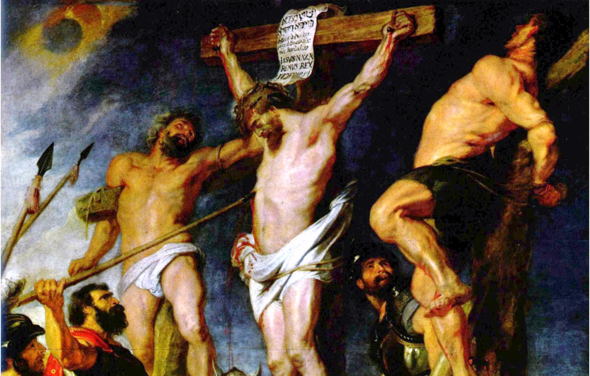 Christ on the Cross (1620) by Peter Paul Rubens - Public Domain Bible Painting