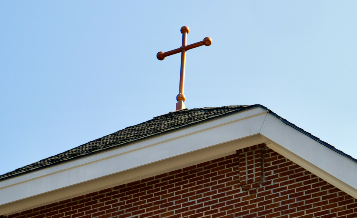 Saint Benedict's Parish Church - Catholic Stock Photo