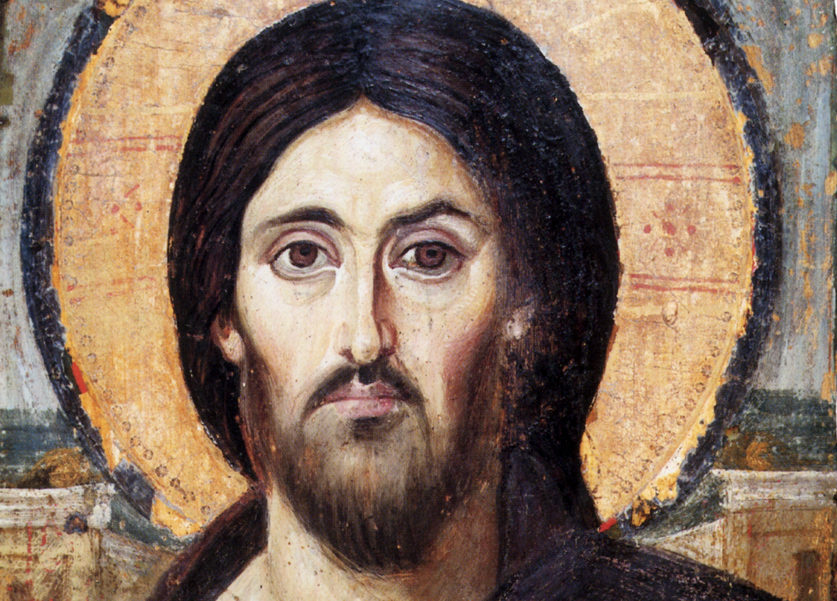 Christ the Saviour (Pantokrator) (550) by Unknown - Public Domain Catholic Painting