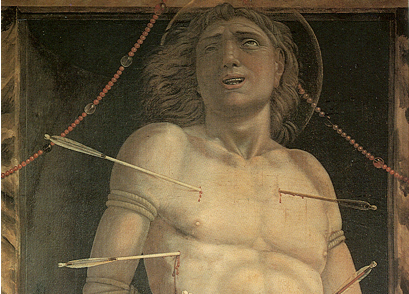 Saint Sebastian (1490) by Andrea Mantegna - Public Domain Catholic Painting