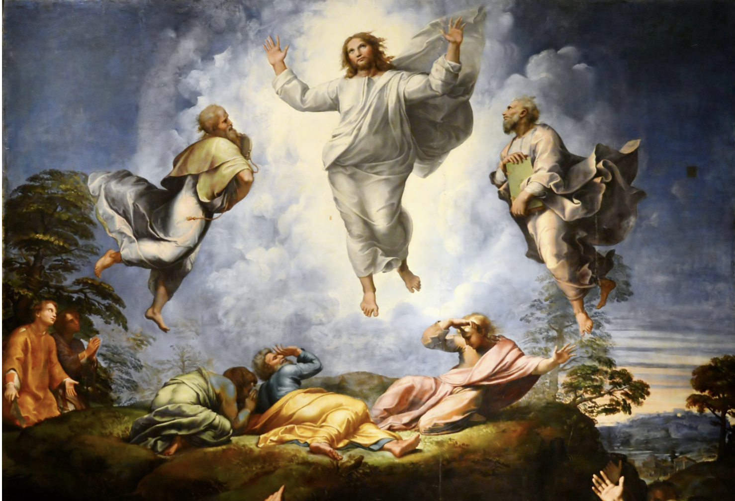 Transfiguration (1516–1520) by Raphael - Public Domain Bible Painting
