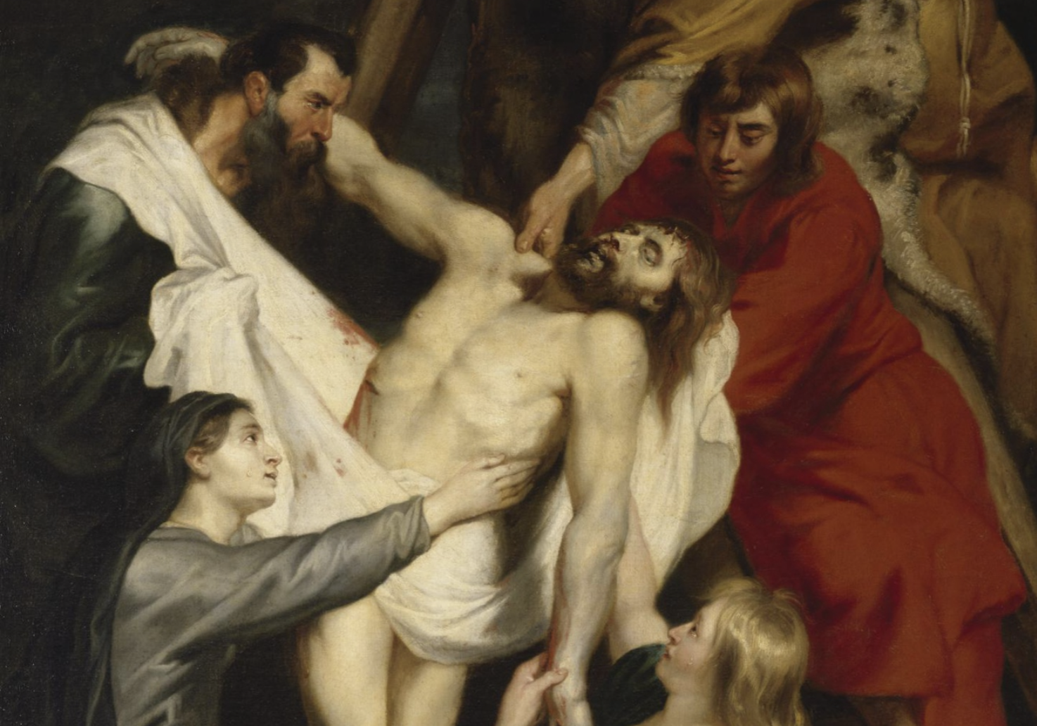 Descent from the Cross (1618) by Peter Paul Rubens - Public Domain Catholic Painting