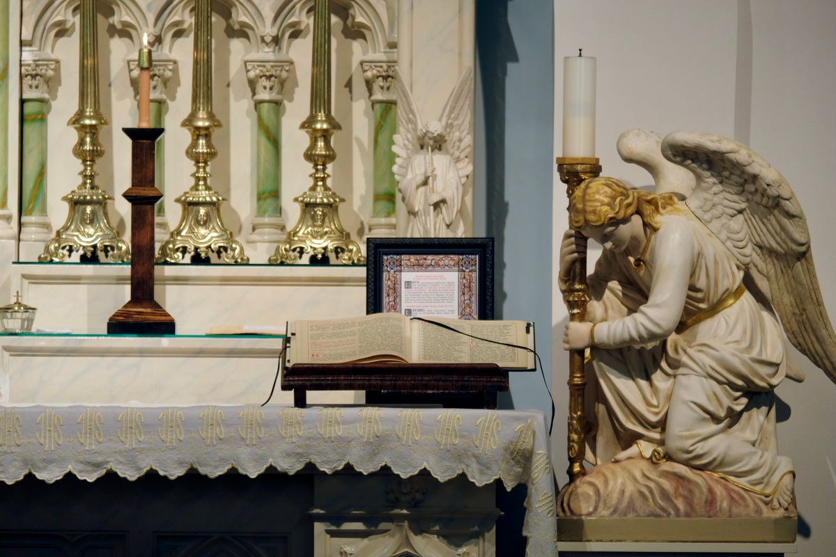 Requiem Mass Missal - Catholic Stock Photo