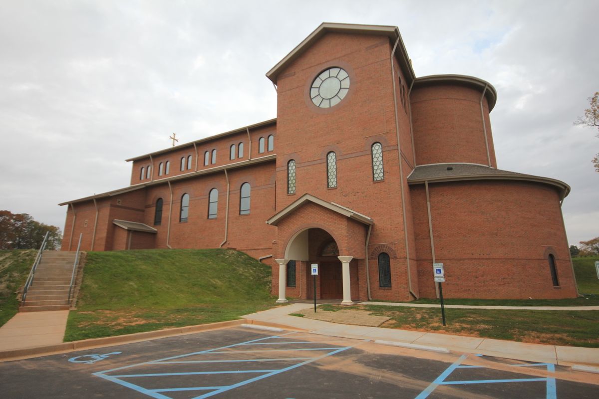 Our Lady of the Rosary Church (Greenville, South Carolina, USA) - Catholic Stock Photo