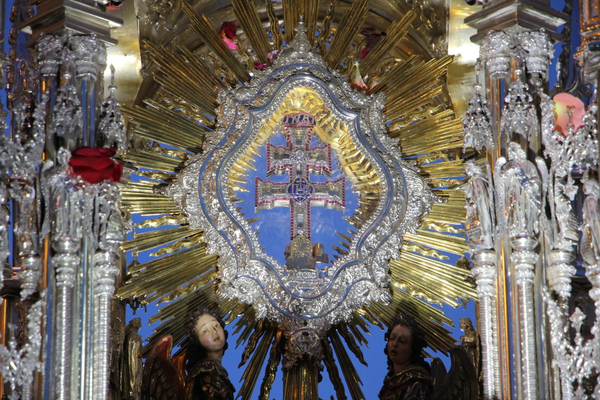 The Cross of Caravaca (Spain) - Catholic Stock Photo