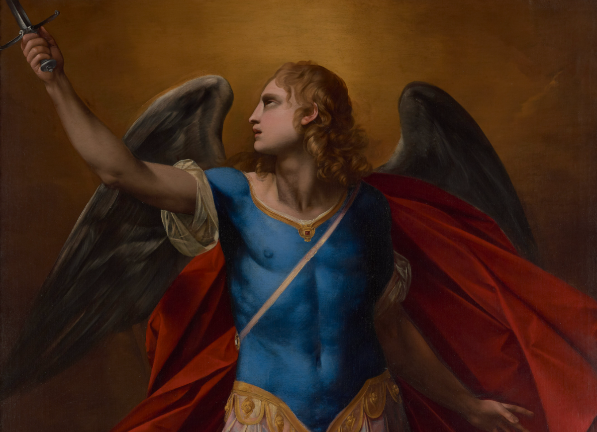 The Archangel Michael (1624–1626) by Cavaliere d'Arpino - Public Domain Catholic Painting