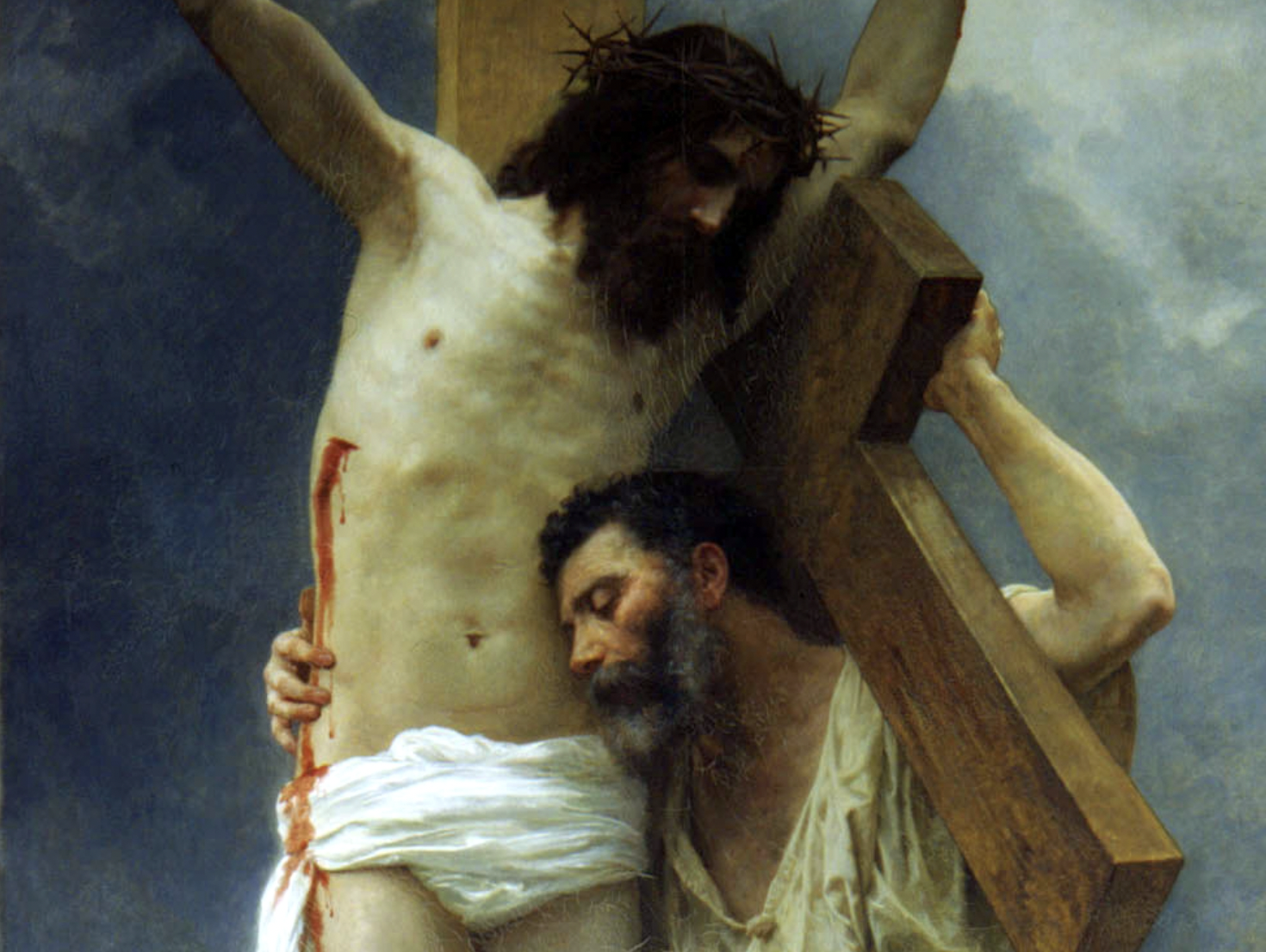 Compassion (1897) by William-Adolphe Bouguereau - Public Domain Catholic Painting