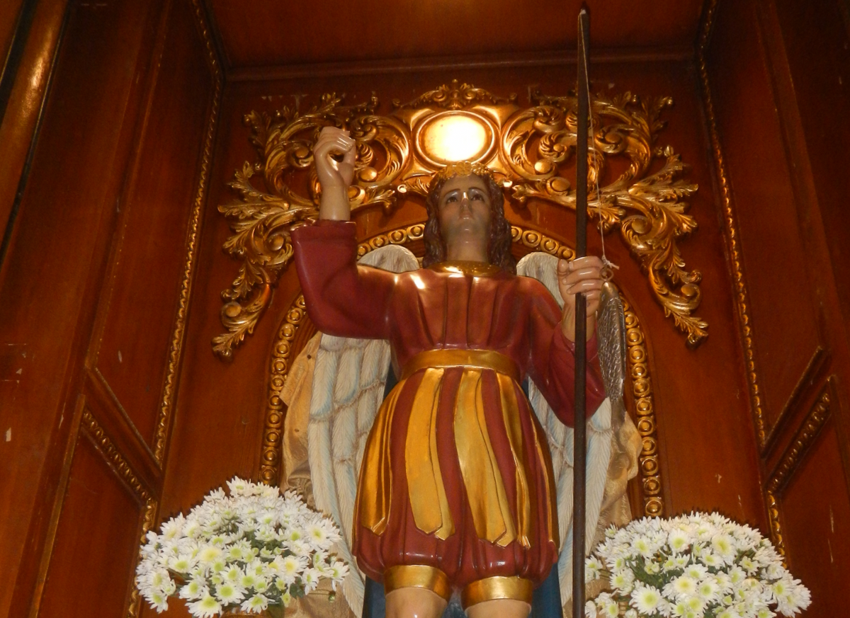 Saint Raphael the Archangel in the Parish Church Tarlac (Philippines) - Catholic Stock Photo