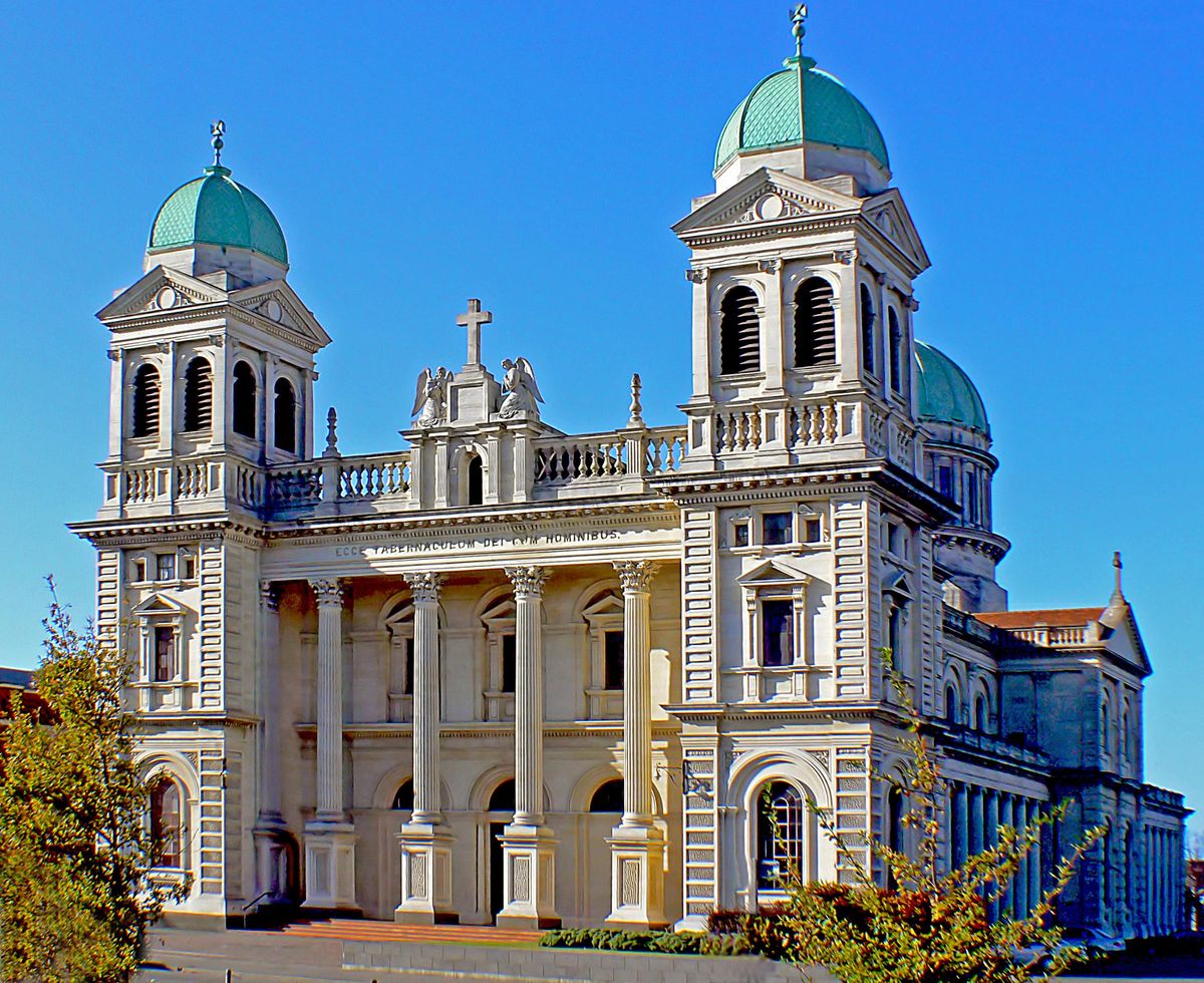 Cathedral of Blessed Sacrament (New Zealand) - Catholic Stock Photo