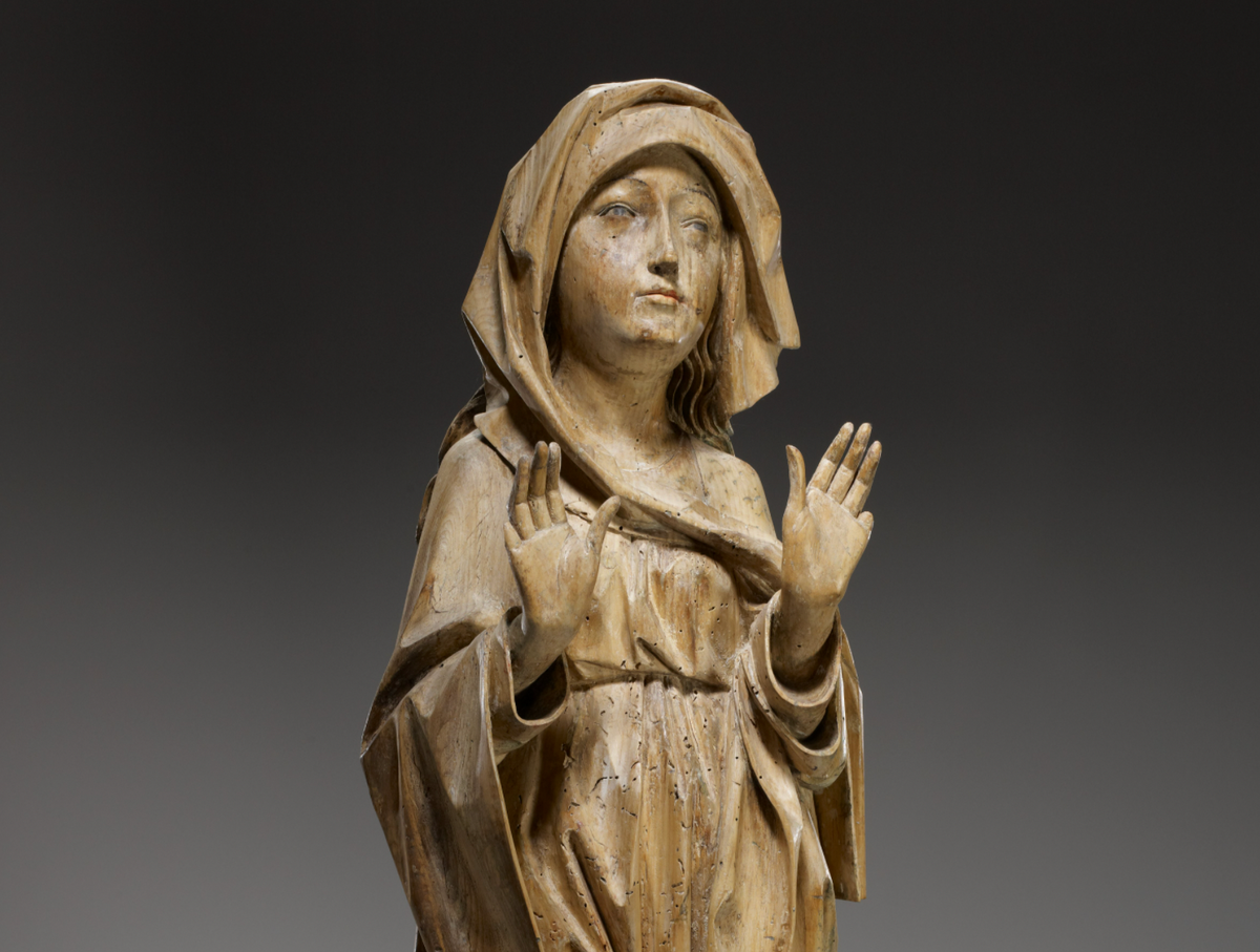 Mary Magdalene Statue (1460) - Catholic Stock Photo