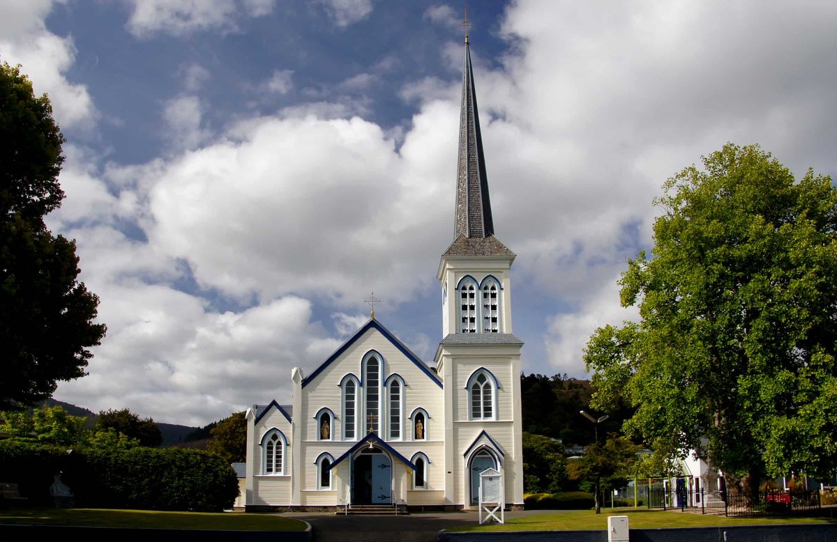 St Mary's Catholic Church (Nelson, New Zealand) - Catholic Stock Photo