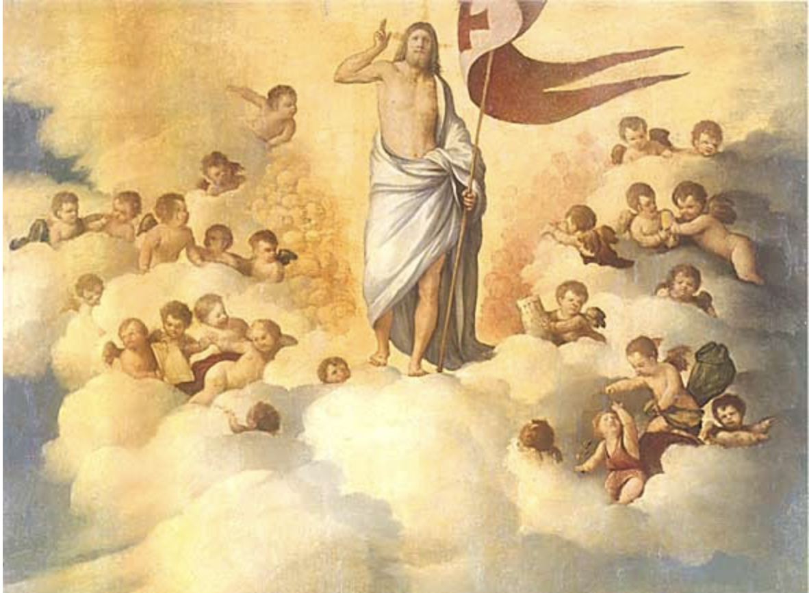 The Ascension (1550) by Dosso Dossi - Public Domain Bible Painting