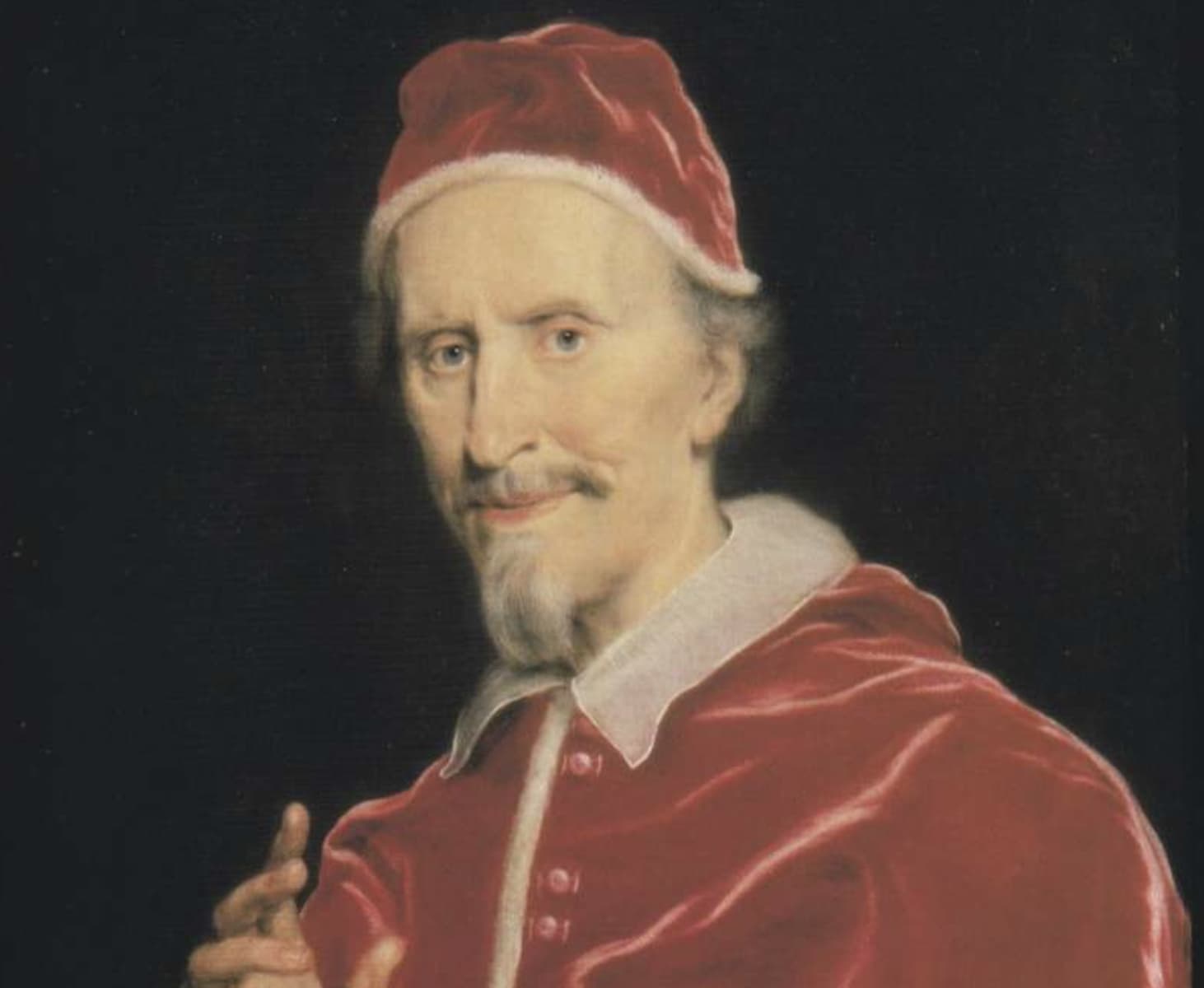 Pope Clement IX (1669) by Giovanni Battista Gaulli - Public Domain Catholic Painting