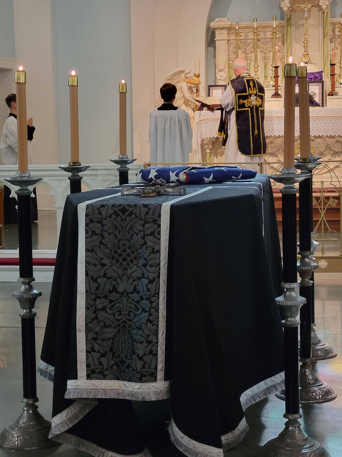 Memorial Day Requiem Mass (FSSP, Chesapeake) - Catholic Stock Photo