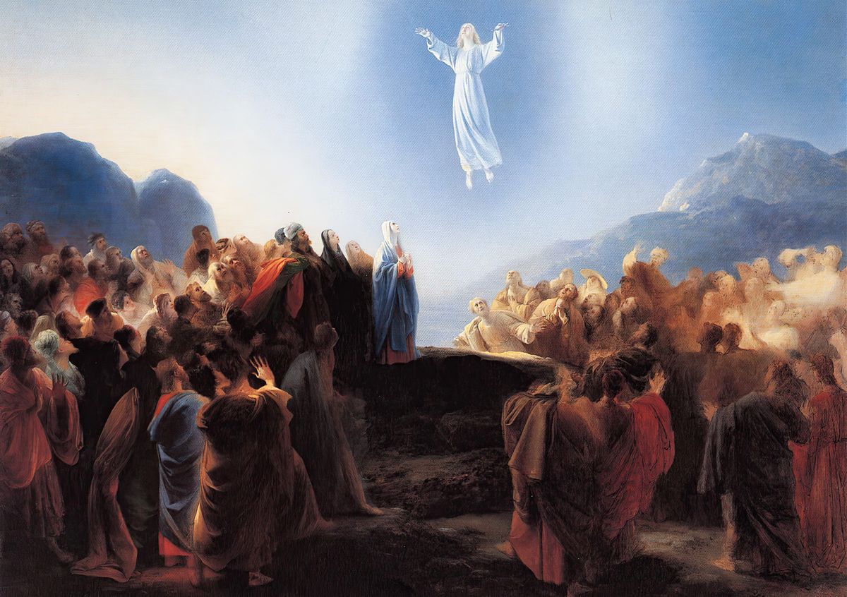 The Ascension (1828-1830) by Domingos Sequeira - Public Domain Bible Painting
