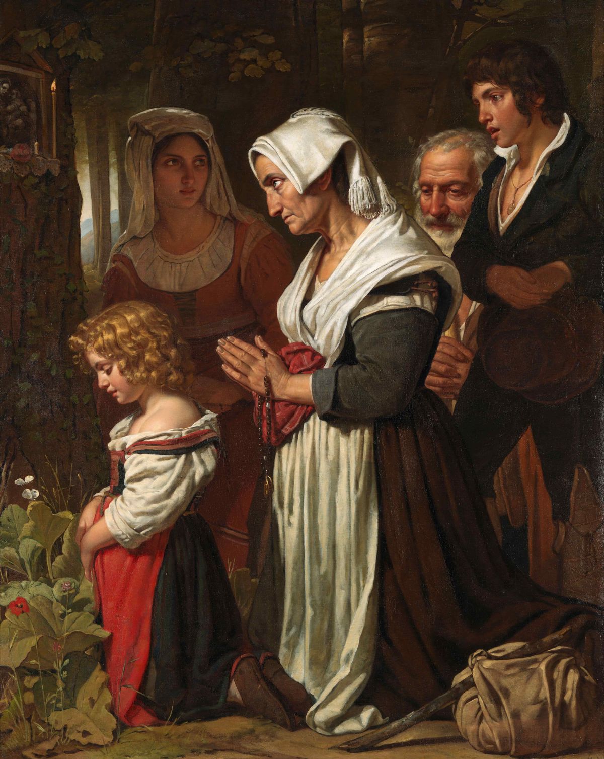 Piety (1823) by Cornelis Kruseman - Public Domain Catholic Painting