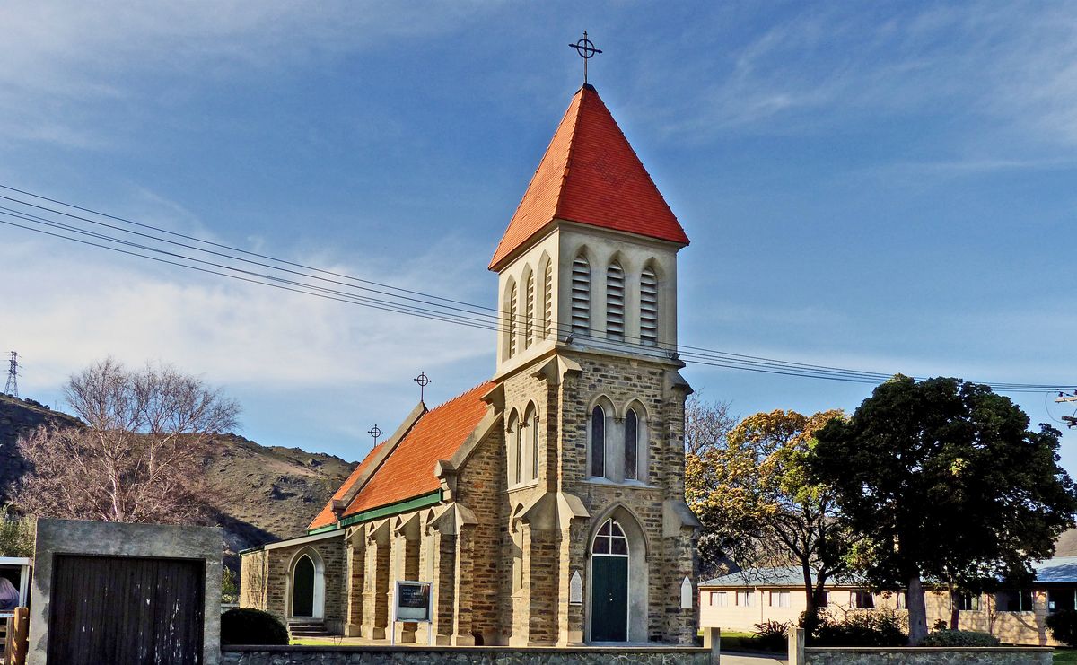 The Church of the Irish Martyrs (Cromwell, NZ) - Catholic Stock Photo