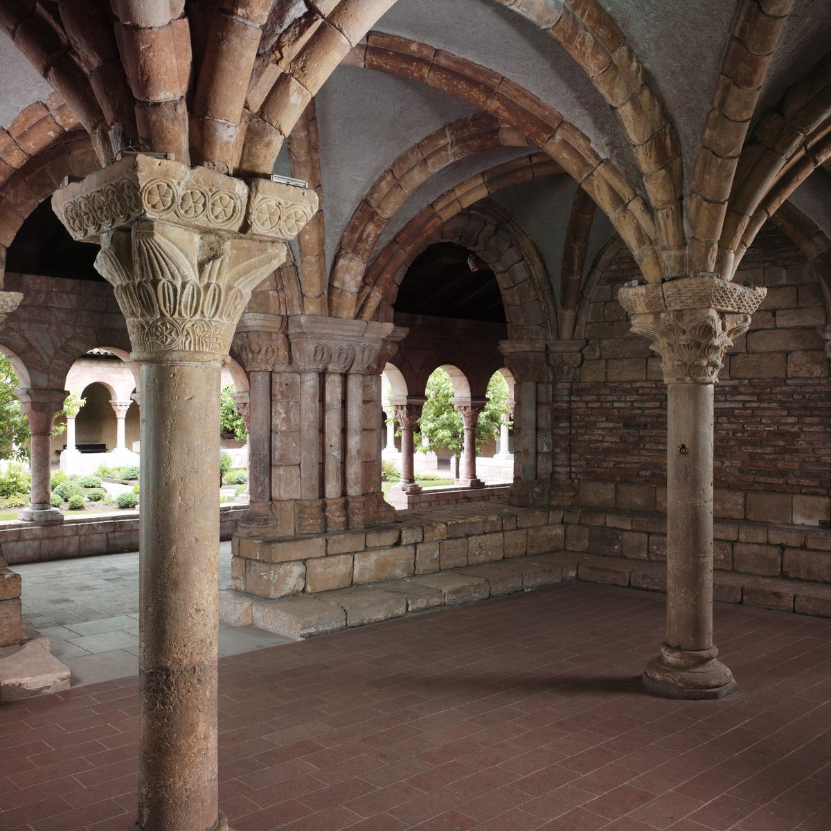 Chapter House from Notre-Dame-de-Pontaut (12th Century, French) - Catholic Stock Photo