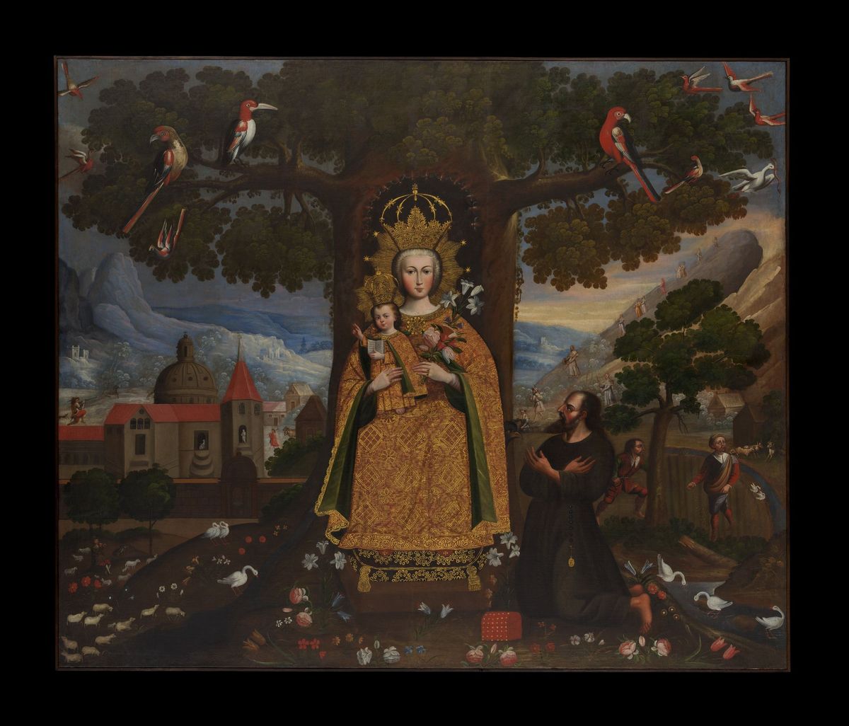 Our Lady of Valvanera (1770–1780) by Unknown - Public Domain Catholic Painting