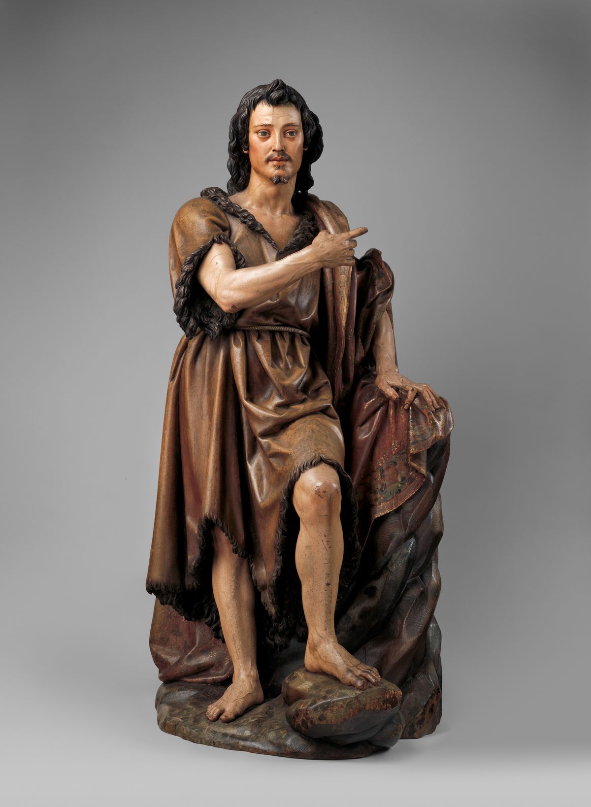 Saint John the Baptist Statue (1620–1630) by Juan Martínez Montañés - Catholic Stock Photo