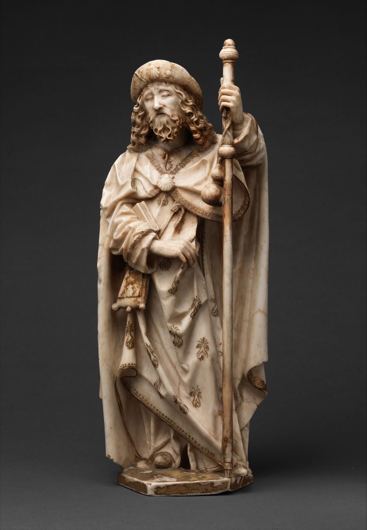 Saint James the Greater Statue (1489–1493, Spanish) by Gil de Siloe - Catholic Stock Photo