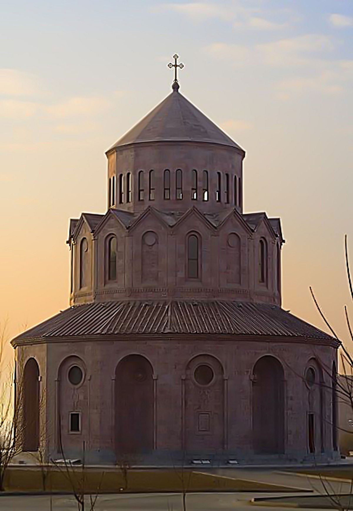 Church of Holy Trinity in Yerevan - Catholic Stock Photo