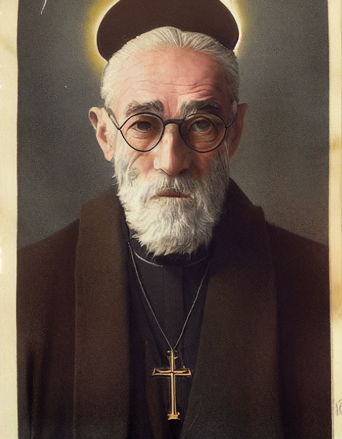 Blessed Joseph Gèrard (2022) by Virginia S. Benedicte - Public Domain Catholic Painting