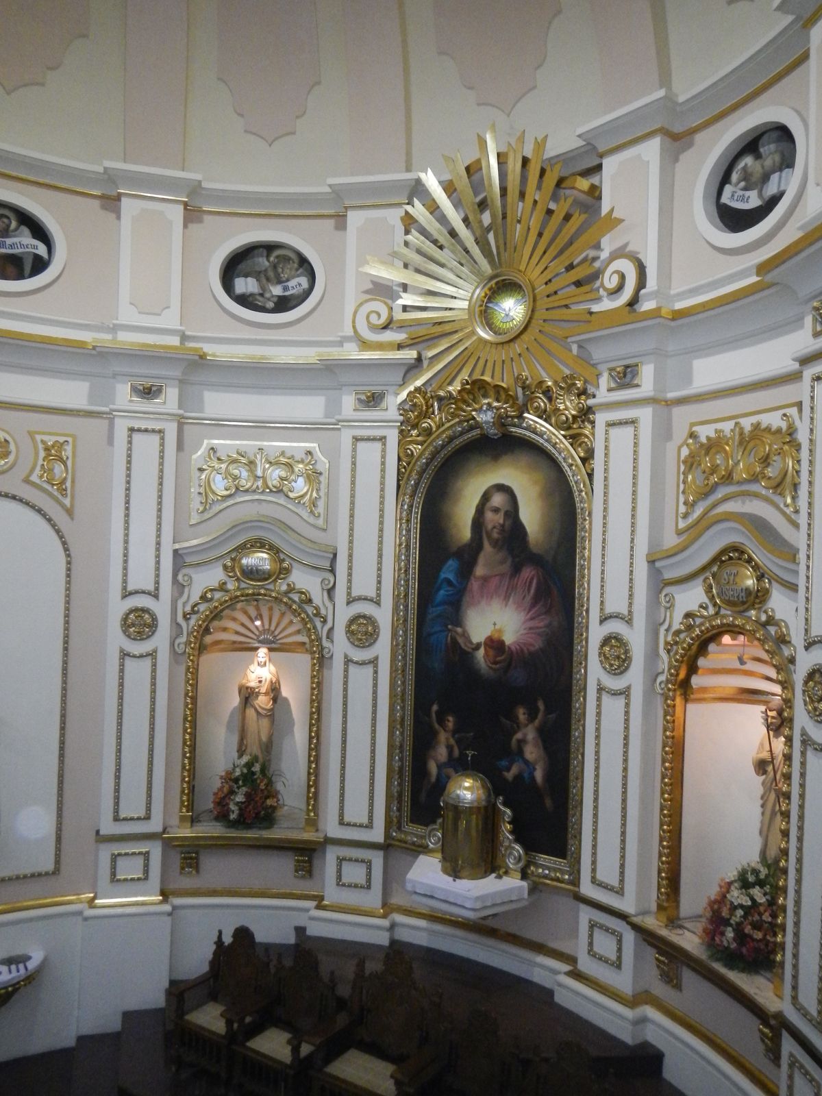 Altar of the National Shrine of the Sacred Heart of Jesus (San Antonio, Manila) - Catholic Stock Photo