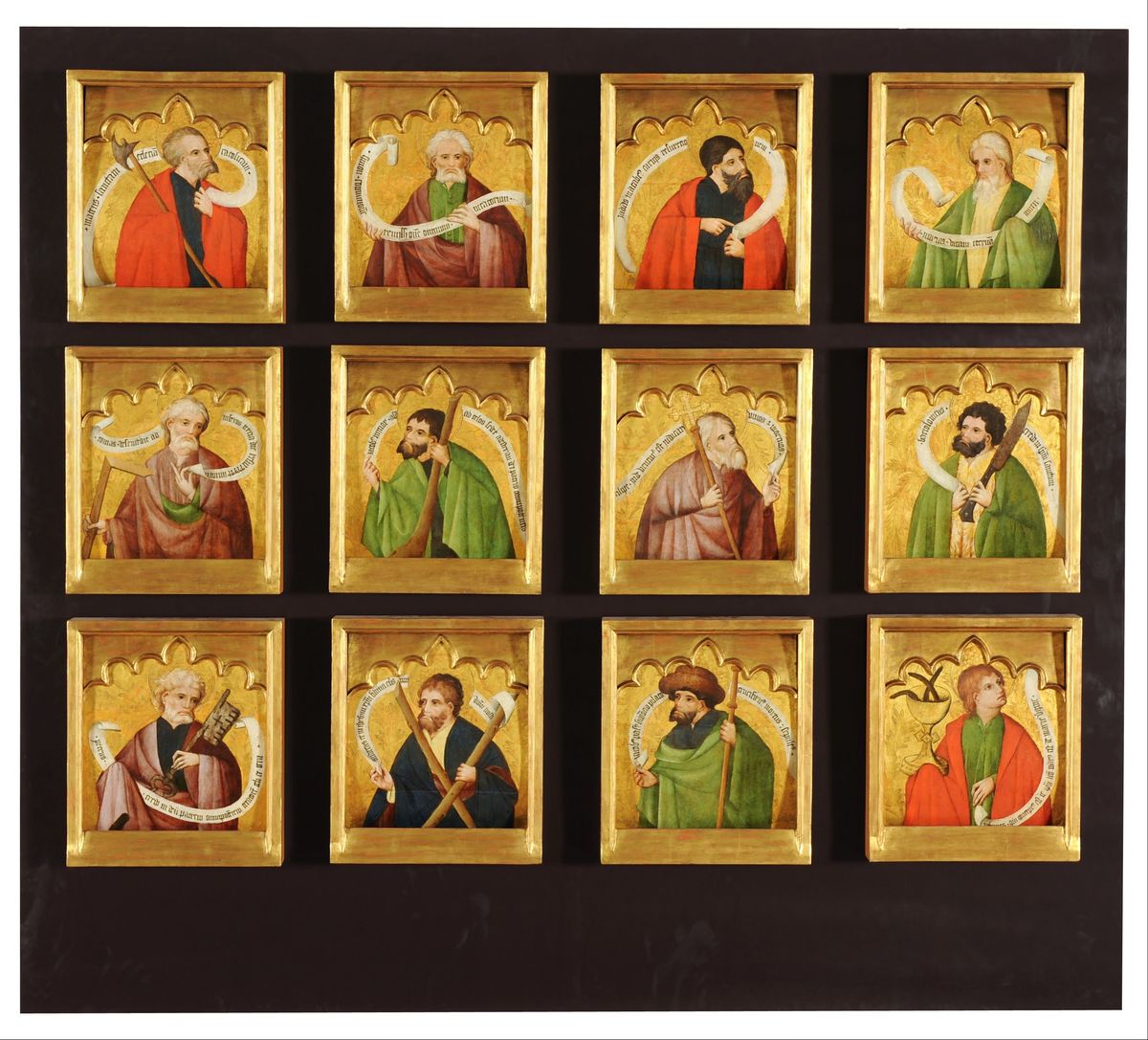 The Twelve Apostles (1434-1468) by Nicolás Francés - Public Domain Catholic Painting