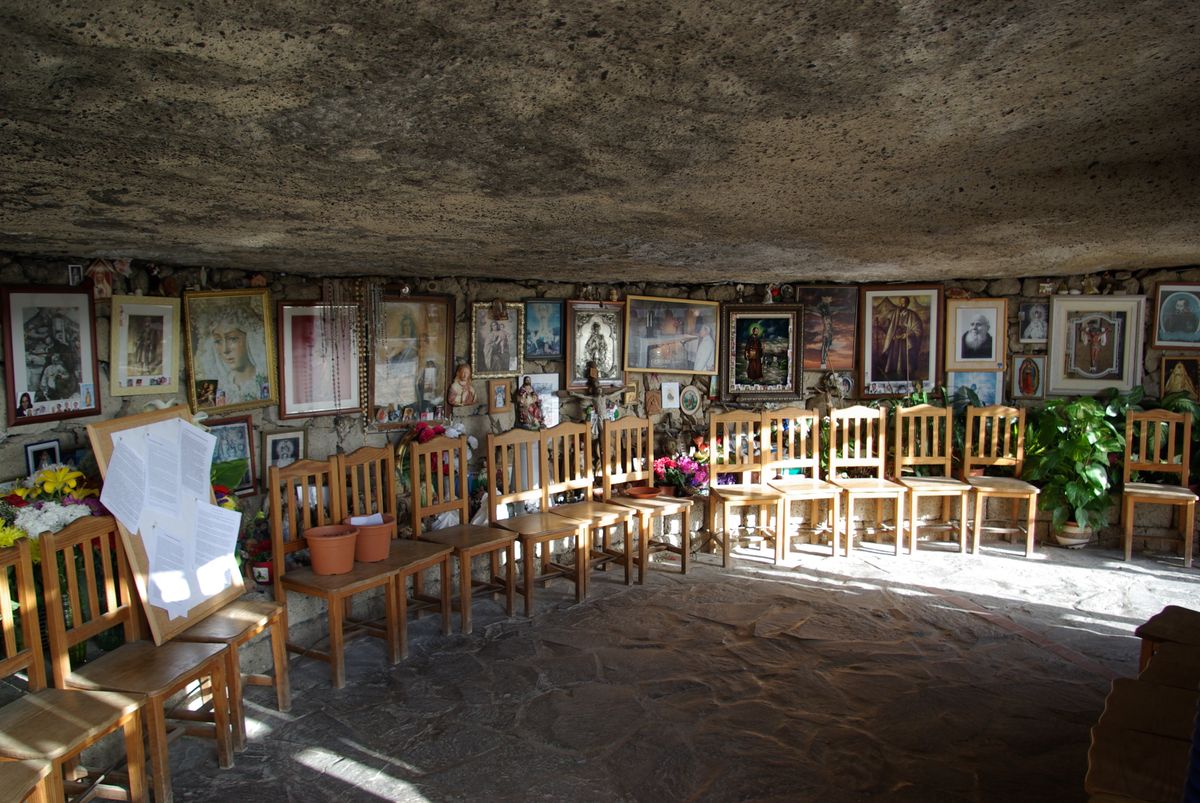 Cave of Santo Hermano Pedro (Canary Islands) - Catholic Stock Photo