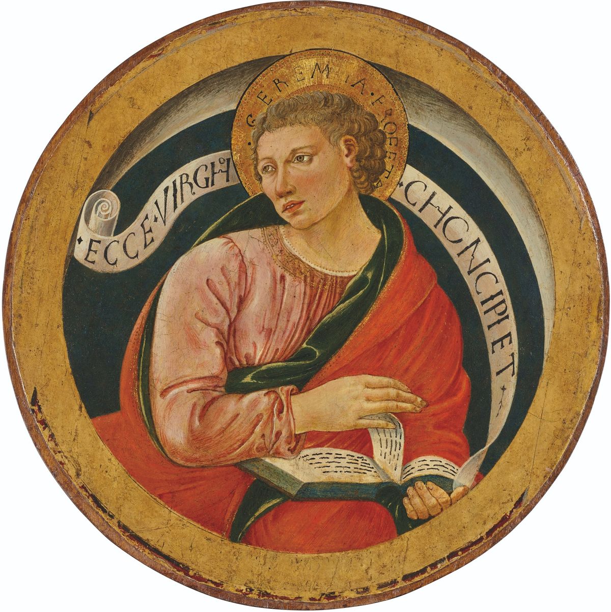 The Prophet Jeremiah (1445-1513) by Pancrazio Lovetti - Public Domain Catholic Painting