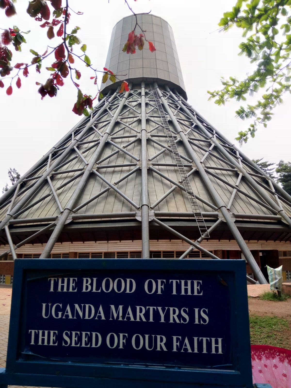 Basilica of the Uganda Martyrs, Namugongo - Catholic Stock Photo