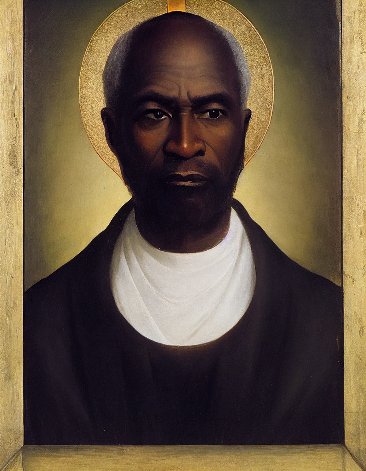 Venerable Pierre Toussaint (2022) by Virginia S. Benedicte - Public Domain Catholic Painting
