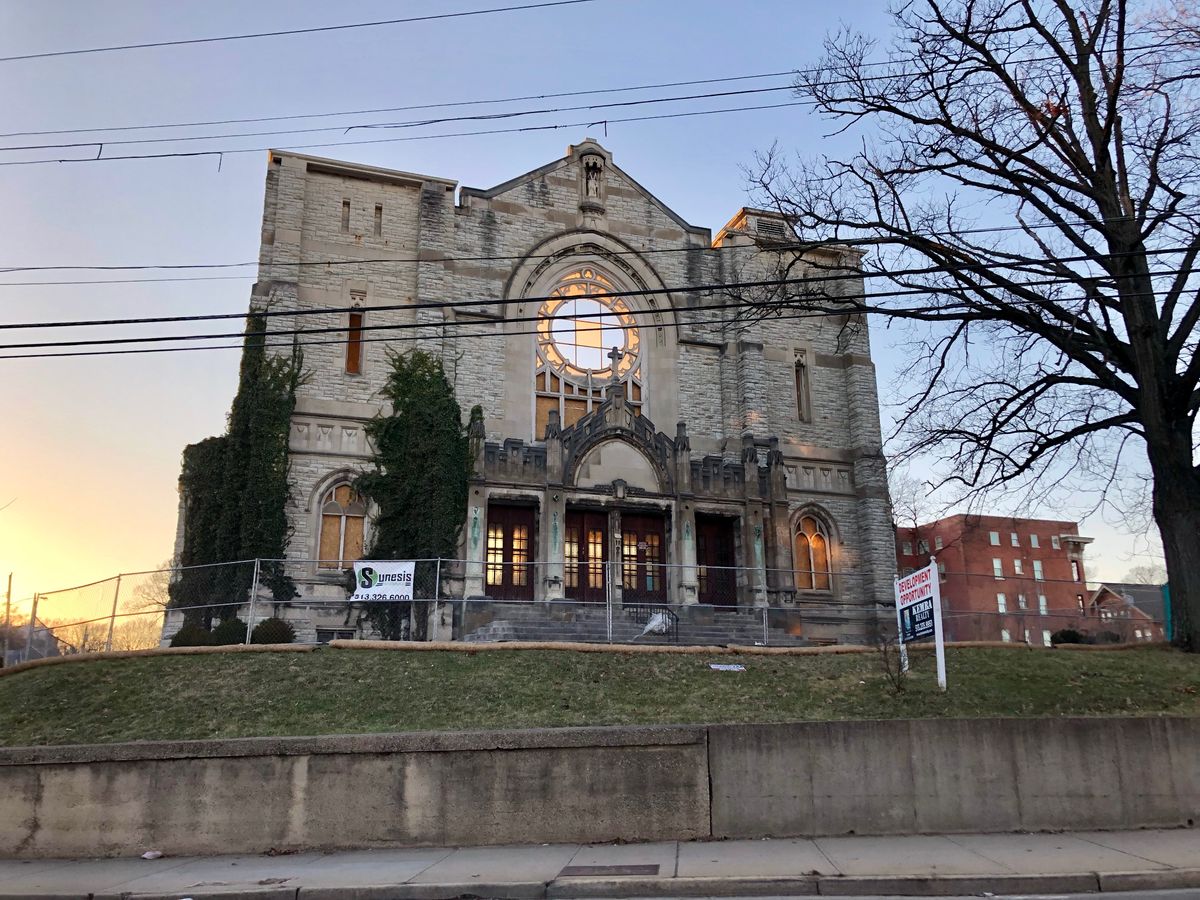 Saint Andrew Catholic Church (now defunct, 2019) Avondale, Cincinnati, OH - Catholic Stock Photo